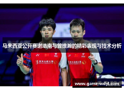 马来西亚公开赛谢浩南与曾维瀚的精彩表现与技术分析