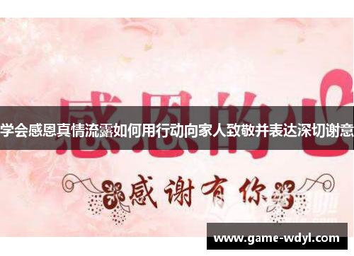 学会感恩真情流露如何用行动向家人致敬并表达深切谢意
